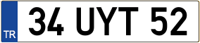 Truck License Plate